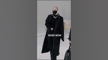 Rose Style Before Vs Now 😌 #blackpink #rose #viral
