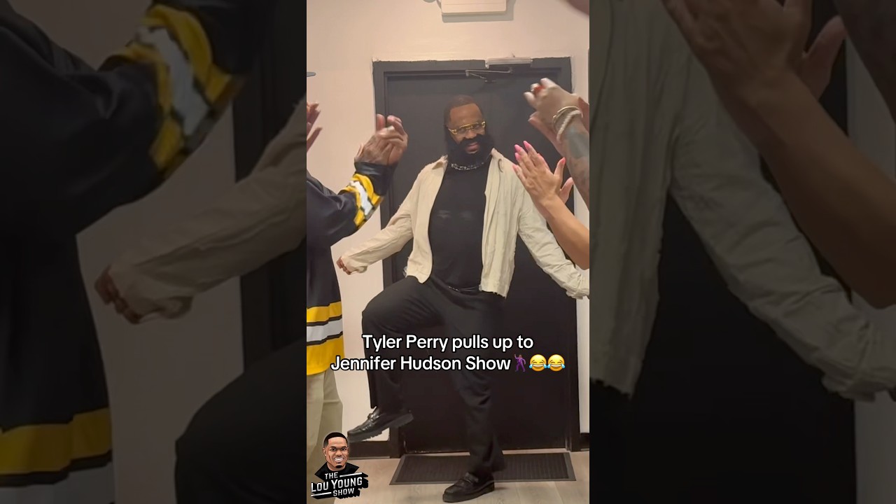 This how Tyler Perry pulled up to Jennifer Hudson Show. 🕺🏾😂😂 #shorts