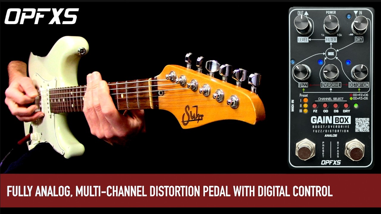 Guitar Pedal X - News - OPFXS' Gain Box is a potent gain-stacker