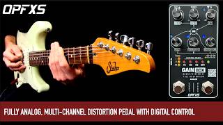 Opfxs Gain Box - Multi‑channel Distortion Pedal