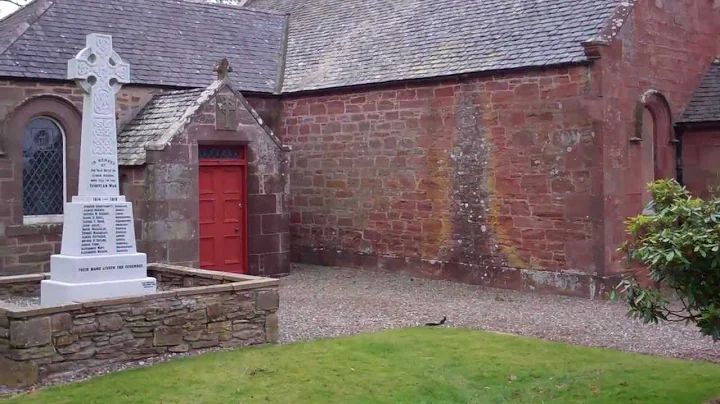 War Memorial Lunan Church Angus Scotland