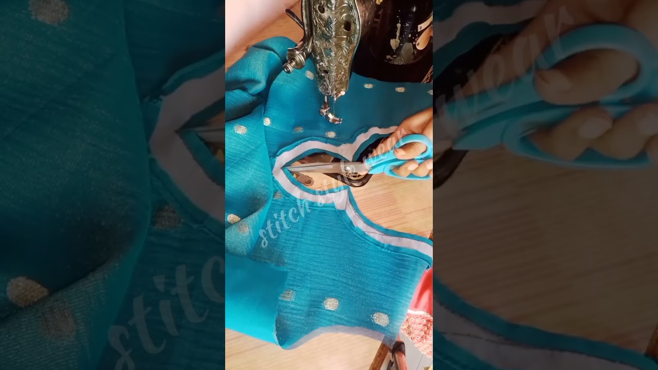 latest trendy neck design 