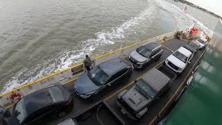 Free Ferry Ride Galveston Port Bolivar Houston Texas USA - 2024 #GalvestonPort #HoustonTexas #ferry