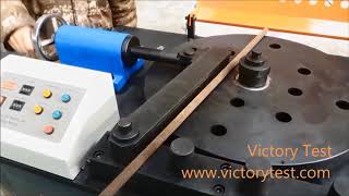 ASTM A615 BS EN 4449 ISO 6935-2 Steel rebar cold bending testing machine