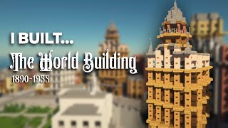 I Built The New York World Building in Minecraft! screenshot 4