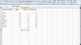 Spreadsheet Basics - Formatting & Formulas - Student Data Project Part 2