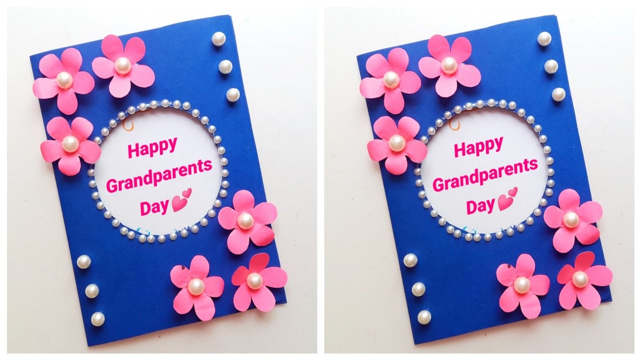 Easy Grand Parents Day Card Grandparent Day Greeting Card 2021 