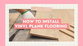 How to install vinyl plank flooring 🔨