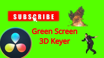 GREEN SCREEN 3D Keyer in Davinci Resolve 17 -- New Feature