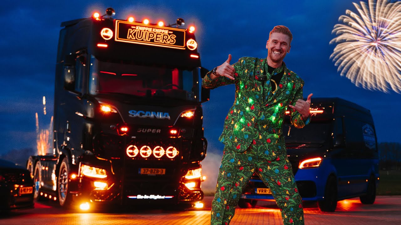 De laatste rit van het jaar met mijn Scania sluiten we knallend af! 🎅🏻