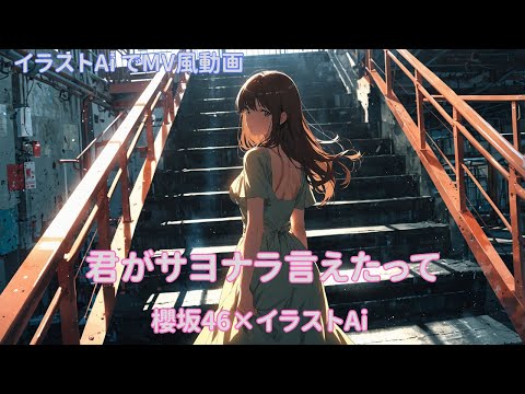 【櫻坂46】君がサヨナラ言えたって？×イラストAI
