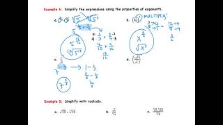 7-6 Rational Exponents