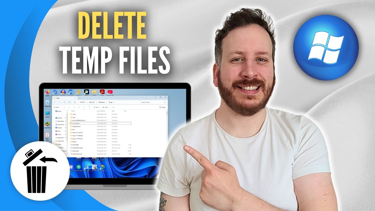 How To Delete Your Temporary Files In Windows 11 - YouTube