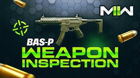 COD Modern Warfare 2 - BAS-P Weapon Inspection + Reload Animation [MWII]