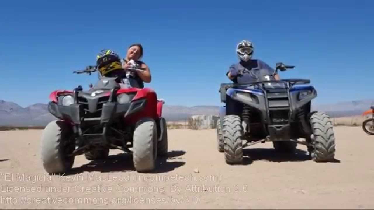 Riding ATVs in the Mojave desert outside Las Vegas NV YouTube