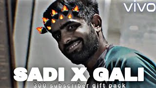 Babar Azam X Sadi Gali L Ft. Beat Synic 😎 L Trending Status 🔥