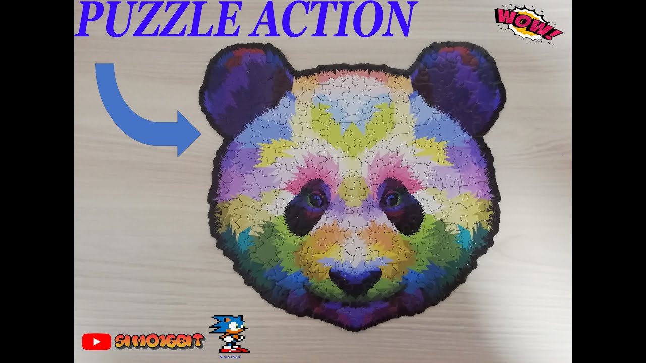 Blumuze Puzzle in legno per adulti, 300 pezzi, puzzle in legno a forma di animale, puzzle in legno per adulti, con confezione regalo in legno (L-34 x 31,4 cm