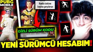 YENİ SÜRÜMCÜ HESABIM!! 😱 GİZLİ SÜRÜMCÜ KODUYLA HESAP ÇALDIM!! (KORKTULAR!! 😂) - PUBG Mobile