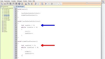 Java Hamstersimulator / erweitertes Niveau / Tutorial 3 von 5 / Sichtbarkeit von Variablen