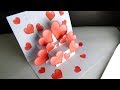 DIY 3D Pop Up Card | Handmade Heart Card For Valentine's Day