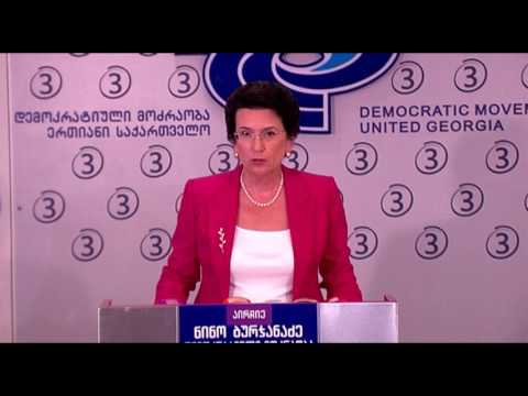 ნინო ბურჯანაძის ბრიფინგი საკონსტიტუციო ცვლილებებთან დაკავშირებით