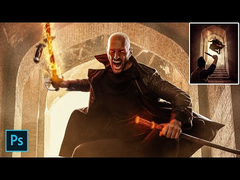 Assassin - Photo Manipulation Tutorial (How to add glow and lights to your photos)