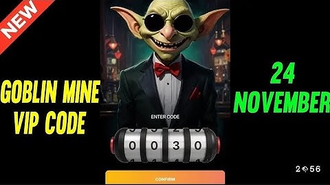 24 November Goblin Mine GameCode | Goblin Mine Game VIP Code ||Goblin Mine Game Daily Code