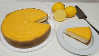 : CHEESECAKE DE LIM~AO SICILIANO COM COBERTURA DE LEMON CURD/ A MELHOR DA VIDA