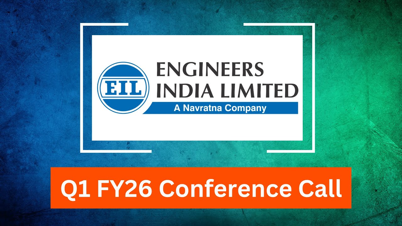 Engineers India Q1 FY26 Concall: Order Book, Earnings Highlights & Growth Outlook