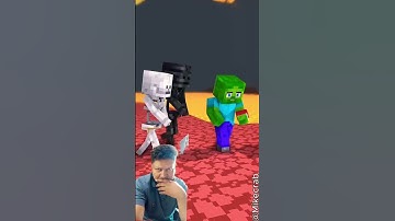 Zombie Becomes Kaiju No 08 to PROTECT Piglin from Skeleton x Wither Skeleton ⌚⚡| Transform Watch#