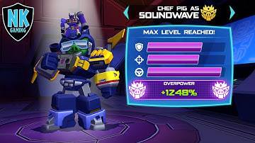 Angry Birds Transformers - Preview Of Level 25 Soundwave