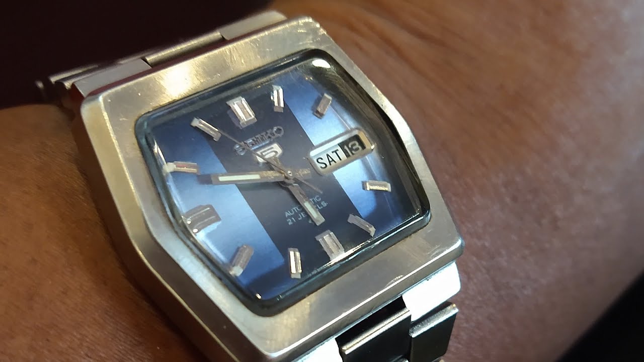 Vintage Seiko 5 6119-5460 - YouTube