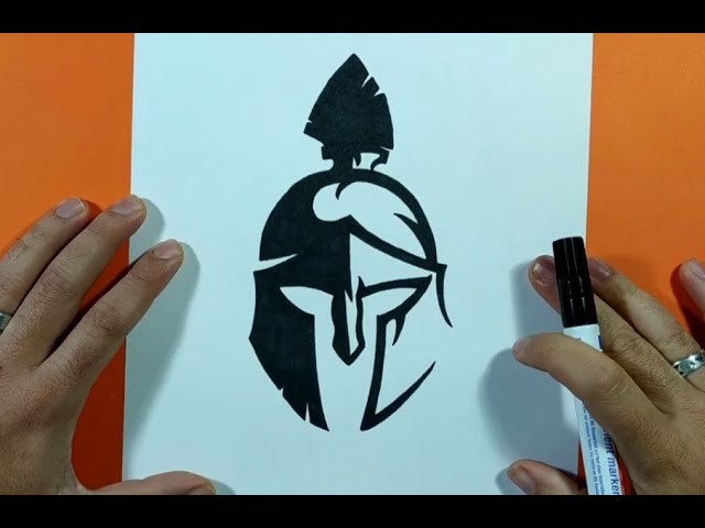 Como dibujar un casco de guerrero paso a paso | How to draw a warrior  helmet - thptnganamst.edu.vn
