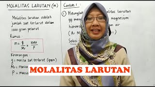 Molality of Solution | High School Chemistry | Tetty Afianti