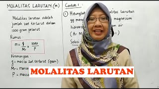 Molalitas Larutan | Kimia SMA | Tetty Afianti