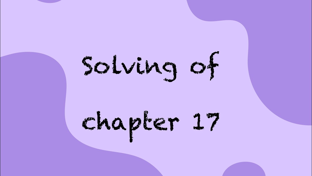 حسابات صيدلانية / أسئلة المصدر لـ چابتر 17 /part one 💜