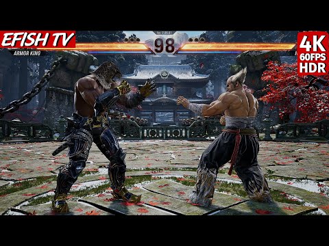 Armor King vs Heihachi Mishima (Hardest AI) - Tekken 8