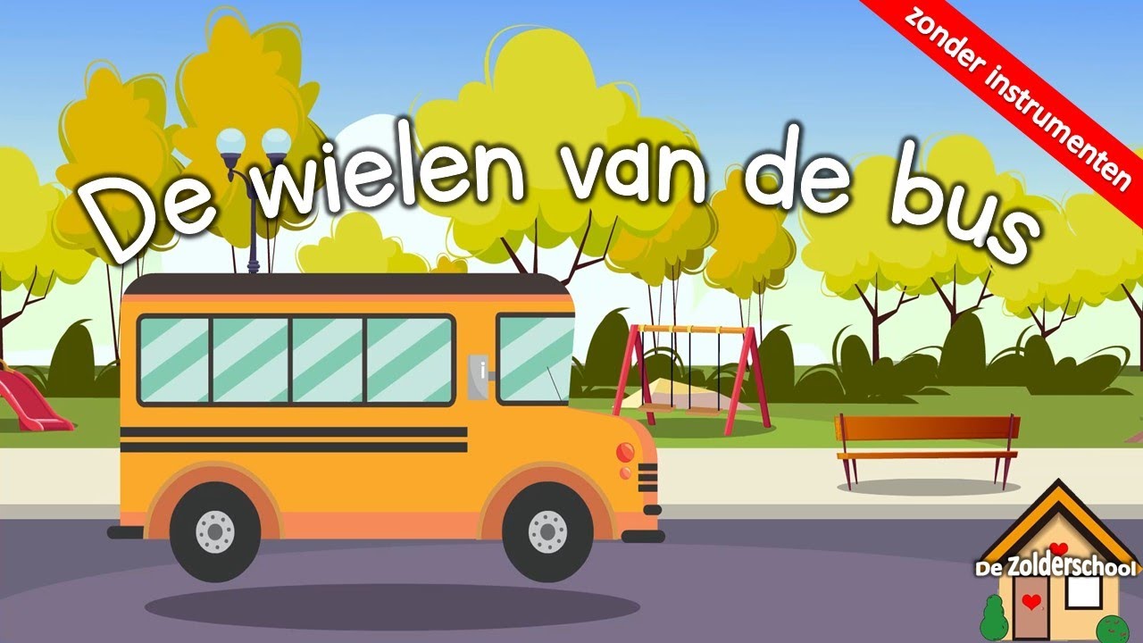Kinderliedje: De wielen van de bus - zonder instrumenten - YouTube