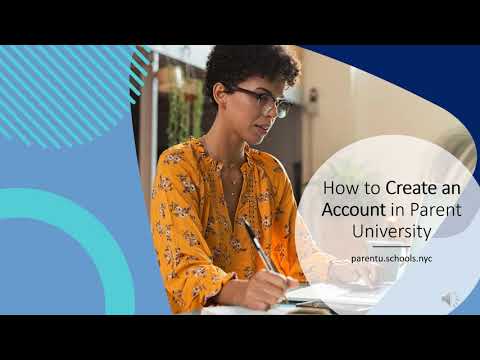How to Create an Account in NYCDOE Parent University