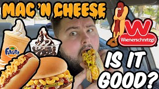 Wienerschnitzel Mac n' Cheese Menu & Brownie Sundae Review!