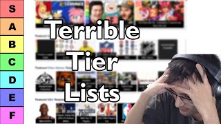 Finding The WORST Tier Lists: a Tier List