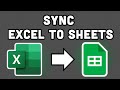 How to Sync Excel to Google Sheets (no coding required)