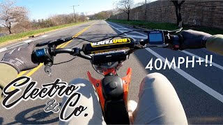 76V epitbike TOP SPEED & wheelies! | Electro & Co