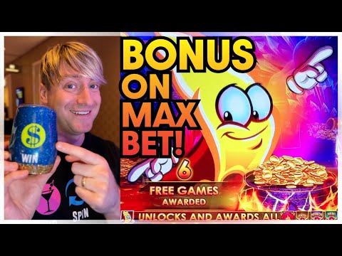 I Finally Got a Max Bet Bonus on Blazing Lock!