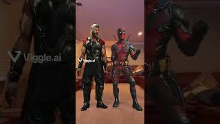 thor&,deadpole🥵🥵
