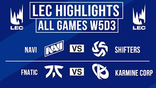 LEC Highlights ALL GAMES W5D3 | LEC Spring 2026