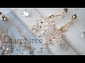 【ワイヤー×レジン】小さな葉っぱたちが織りなすアクセサリーを作りました。【マニキュアフラワー】We created accessories woven by small leaves