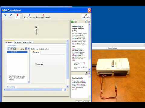 Digital Input and Output with NI USB-6211 - YouTube ni usb 6008 wiring diagram 