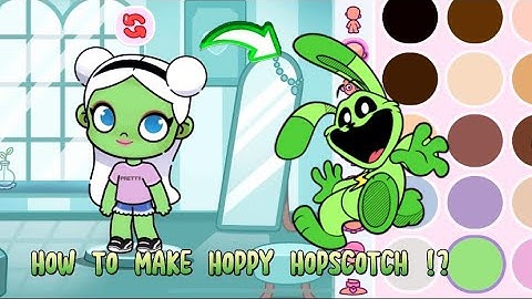 HOW TO MAKE HOPPY HOPSCOTCH FROM SMILING CRITTERS IN AVATAR WORLD | POPPY PLAYTIME CHAPTER 3