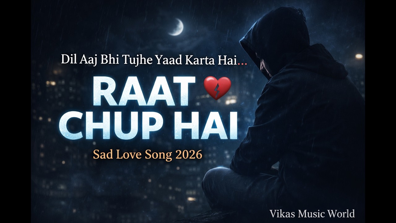 RAAT CHUP HAI 💔 || vikas music world || vikas saini || sad song 